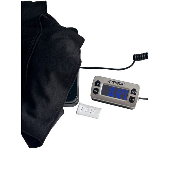 Ashley Stewart Top 22/24 Black Triple Ruffle Peplum Stretch Knit Long Sleeve - Picture 11 of 11